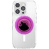 PopSockets Phone Grip for MagSafe with Kickstand, Magnetic Stand, Swappable Top, Secure Hold for iPhone MagSafe Cases, Phone & Tablet Grip – Tidepool Night Tide Glow in The Dark(Lava Lamp Pink)