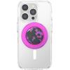 PopSockets Phone Grip for MagSafe with Kickstand, Magnetic Stand, Swappable Top, Secure Hold for iPhone MagSafe Cases, Phone & Tablet Grip – Tidepool Night Tide Glow in The Dark(Purple Prism)