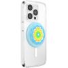 PopSockets Phone Grip for MagSafe with Kickstand, Magnetic Stand, Swappable Top, Secure Hold for iPhone MagSafe Cases, Phone & Tablet Grip, Cute PopSockets – Rainbow Glass(Kaleidoscope Blue)