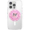 PopSockets Phone Grip for MagSafe with Kickstand, Magnetic Stand, Swappable Top, Secure Hold for iPhone MagSafe Cases, Phone & Tablet Grip, Cute PopSockets, Pokemon Fairy – Enamel Sakura Dreams(Jigglypuff Sparkle)