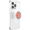 PopSockets Phone Grip for MagSafe with Kickstand, Magnetic Stand, Swappable Top, Secure Hold for iPhone MagSafe Cases, Phone & Tablet Grip, Cute PopSockets – Rainbow Glass(Fruity Fun)
