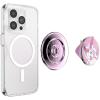 PopSockets Phone Grip for MagSafe with Kickstand, Magnetic Stand, Swappable Top, Secure Hold for iPhone MagSafe Cases, Phone & Tablet Grip, Cute PopSockets, Pokemon Fairy – Enamel Sakura Dreams(Sylveon Wink)