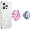 PopSockets Phone Grip for MagSafe with Kickstand, Magnetic Stand, Swappable Top, Secure Hold for iPhone MagSafe Cases, Phone & Tablet Grip, Cute PopSockets, Pokemon Fairy – Enamel Sakura Dreams(Jigglypuff Voice)