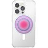 PopSockets Phone Grip for MagSafe with Kickstand, Magnetic Stand, Swappable Top, Secure Hold for iPhone MagSafe Cases, Phone & Tablet Grip, Cute PopSockets – Rainbow Glass(Aura)
