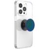 PopSockets Phone Grip for MagSafe with Kickstand, Magnetic Stand, Swappable Top, Secure Hold for iPhone MagSafe Cases, Phone & Tablet Grip, Cute PopSockets – Rainbow Glass(Poison Dart)