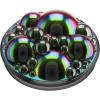 PopSockets Phone Grip for MagSafe with Kickstand, Magnetic Stand, Swappable Top, Secure Hold for iPhone MagSafe Cases, Phone & Tablet Grip, Cute PopSockets – Rainbow Glass(Bubbly Slick)