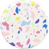 PopSockets Phone Grip for MagSafe with Kickstand, Magnetic Stand, Swappable Top, Secure Hold for iPhone MagSafe Cases, Phone & Tablet Grip, Cute PopSockets – Rainbow Glass(Terrazo Party)
