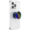 PopSockets Phone Grip for MagSafe with Kickstand, Magnetic Stand, Swappable Top, Secure Hold for iPhone MagSafe Cases, Phone & Tablet Grip, Cute PopSockets – Rainbow Glass(Night Aura)