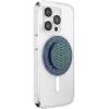 PopSockets Phone Grip for MagSafe with Kickstand, Magnetic Stand, Swappable Top, Secure Hold for iPhone MagSafe Cases, Phone & Tablet Grip, Cute PopSockets – Rainbow Glass(Scales)