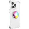 PopSockets Phone Grip for MagSafe with Kickstand, Magnetic Stand, Swappable Top, Secure Hold for iPhone MagSafe Cases, Phone & Tablet Grip, Cute PopSockets – Rainbow Glass(Frosted Palette)