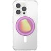 PopSockets Phone Grip for MagSafe with Kickstand, Magnetic Stand, Swappable Top, Secure Hold for iPhone MagSafe Cases, Phone & Tablet Grip, Cute PopSockets – Rainbow Glass(Aurange)