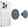PopSockets Phone Grip for MagSafe with Kickstand, Magnetic Stand, Swappable Top, Secure Hold for iPhone MagSafe Cases, Phone & Tablet Grip, Cute PopSockets – Rainbow Glass(Scales)