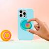 PopSockets Phone Grip for MagSafe with Kickstand, Magnetic Stand, Swappable Top, Secure Hold for iPhone MagSafe Cases, Phone & Tablet Grip, Cute PopSockets – Rainbow Glass(Boca Aura)