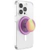 PopSockets Phone Grip for MagSafe with Kickstand, Magnetic Stand, Swappable Top, Secure Hold for iPhone MagSafe Cases, Phone & Tablet Grip, Cute PopSockets – Rainbow Glass(Aurange)