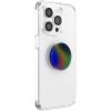 PopSockets Phone Grip for MagSafe with Kickstand, Magnetic Stand, Swappable Top, Secure Hold for iPhone MagSafe Cases, Phone & Tablet Grip, Cute PopSockets – Rainbow Glass(Night Aura)