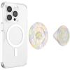 PopSockets Phone Grip for MagSafe with Kickstand, Magnetic Stand, Swappable Top, Secure Hold for iPhone MagSafe Cases, Phone & Tablet Grip, Cute PopSockets – Rainbow Glass(Rainbow Glass)
