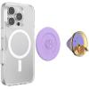 PopSockets Phone Grip for MagSafe with Kickstand, Magnetic Stand, Swappable Top, Secure Hold for iPhone MagSafe Cases, Phone & Tablet Grip, Cute PopSockets, Pokemon Fairy – Enamel Sakura Dreams(Enamel Sleeping Eevee)