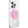 PopSockets Phone Grip for MagSafe with Kickstand, Magnetic Stand, Swappable Top, Secure Hold for iPhone MagSafe Cases, Phone & Tablet Grip, Cute PopSockets, Pokemon Fairy – Enamel Sakura Dreams(Jigglypuff Sparkle)