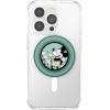 PopSockets Phone Grip for MagSafe with Kickstand, Magnetic Stand, Swappable Top, Secure Hold for iPhone MagSafe Cases, Phone & Tablet Grip, Disney – PopOut Latte Mickey(Tonal Flower)