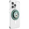 PopSockets Phone Grip for MagSafe with Kickstand, Magnetic Stand, Swappable Top, Secure Hold for iPhone MagSafe Cases, Phone & Tablet Grip, Disney – PopOut Latte Mickey(Tonal Flower)