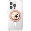 PopSockets Phone Grip for MagSafe with Kickstand, Magnetic Stand, Swappable Top, Secure Hold for iPhone MagSafe Cases, Phone & Tablet Grip, Disney – PopOut Latte Mickey(Minnie Sniff)