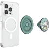 PopSockets Phone Grip for MagSafe with Kickstand, Magnetic Stand, Swappable Top, Secure Hold for iPhone MagSafe Cases, Phone & Tablet Grip, Disney – PopOut Latte Mickey(Tonal Flower)