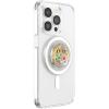 PopSockets Phone Grip for MagSafe with Kickstand, Magnetic Stand, Swappable Top, Secure Hold for iPhone MagSafe Cases, Phone & Tablet Grip, Disney – PopOut Latte Mickey(Mickey + Minnie)