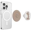 PopSockets Phone Grip for MagSafe with Kickstand, Magnetic Stand, Swappable Top, Secure Hold for iPhone MagSafe Cases, Phone & Tablet Grip, Disney – PopOut Latte Mickey(Latte Mickey)