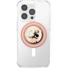 PopSockets Phone Grip for MagSafe with Kickstand, Magnetic Stand, Swappable Top, Secure Hold for iPhone MagSafe Cases, Phone & Tablet Grip, Disney – PopOut Latte Mickey(Minnie Sniff)