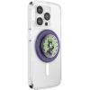 PopSockets Phone Grip for MagSafe with Kickstand, Magnetic Stand, Swappable Top, Secure Hold for iPhone MagSafe Cases, Phone & Tablet Grip, Disney – PopOut Latte Mickey(Essence of Maleficent)