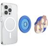 PopSockets Phone Grip for MagSafe with Kickstand, Magnetic Stand, Swappable Top, Secure Hold for iPhone MagSafe Cases, Phone & Tablet Grip, Disney – PopOut Latte Mickey(Kawaii Chip n Dale)