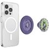 PopSockets Phone Grip for MagSafe with Kickstand, Magnetic Stand, Swappable Top, Secure Hold for iPhone MagSafe Cases, Phone & Tablet Grip, Disney – PopOut Latte Mickey(Essence of Maleficent)