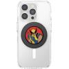 PopSockets Phone Grip for MagSafe with Kickstand, Magnetic Stand, Swappable Top, Secure Hold for iPhone MagSafe Cases, Phone & Tablet Grip, Marvel – Enamel Captain America Comic Book(Enamel Wolverine)