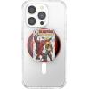PopSockets Phone Grip for MagSafe with Kickstand, Magnetic Stand, Swappable Top, Secure Hold for iPhone MagSafe Cases, Phone & Tablet Grip, Marvel – Enamel Captain America Comic Book(DP & Wolv Comic Cover)