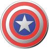 PopSockets Phone Grip for MagSafe with Kickstand, Magnetic Stand, Swappable Top, Secure Hold for iPhone MagSafe Cases, Phone & Tablet Grip, Marvel – Enamel Captain America Comic Book(Captain America)