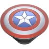 PopSockets Phone Grip for MagSafe with Kickstand, Magnetic Stand, Swappable Top, Secure Hold for iPhone MagSafe Cases, Phone & Tablet Grip, Marvel – Enamel Captain America Comic Book(Enamel Sheild)