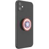 PopSockets Phone Grip for MagSafe with Kickstand, Magnetic Stand, Swappable Top, Secure Hold for iPhone MagSafe Cases, Phone & Tablet Grip, Marvel – Enamel Captain America Comic Book(Enamel Sheild)