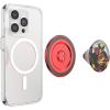 PopSockets Phone Grip for MagSafe with Kickstand, Magnetic Stand, Swappable Top, Secure Hold for iPhone MagSafe Cases, Phone & Tablet Grip, Marvel – Enamel Captain America Comic Book(DP & Wolv)