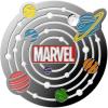 PopSockets Phone Grip for MagSafe with Kickstand, Magnetic Stand, Swappable Top, Secure Hold for iPhone MagSafe Cases, Phone & Tablet Grip, Marvel – Enamel Captain America Comic Book(Enamel Universe)
