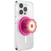 PopSockets Phone Grip for MagSafe with Kickstand, Magnetic Stand, Swappable Top, Secure Hold for iPhone MagSafe Cases, Phone & Tablet Grip – Aluminum Topo(Kaleidoscope Pink)