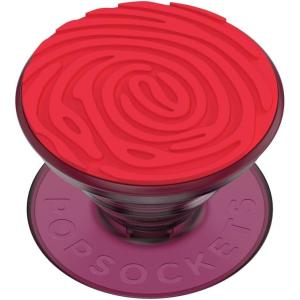 PopSockets Phone Grip for MagSafe with Kickstand, Magnetic Stand, Swappable Top, Secure Hold for iPhone MagSafe Cases, Phone & Tablet Grip – Aluminum Topo(Imprint Blanchette)