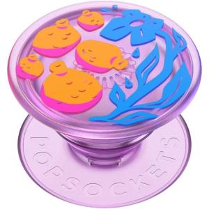 PopSockets Phone Grip for MagSafe with Kickstand, Magnetic Stand, Swappable Top, Secure Hold for iPhone MagSafe Cases, Phone & Tablet Grip – Aluminum Topo(Pomella)