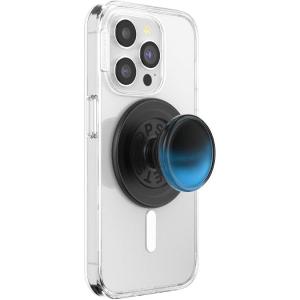 PopSockets Phone Grip for MagSafe with Kickstand, Magnetic Stand, Swappable Top, Secure Hold for iPhone MagSafe Cases, Phone & Tablet Grip – Tidepool Night Tide Glow in The Dark(Night Tide)