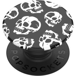 PopSockets Phone Grip for MagSafe with Kickstand, Magnetic Stand, Swappable Top, Secure Hold for iPhone MagSafe Cases, Phone & Tablet Grip, Beetlejuice, Halloween PopSocket – Backspin Sand Snakes(Skelly)