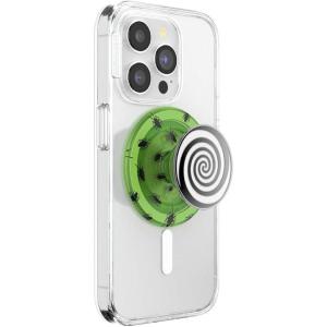 PopSockets Phone Grip for MagSafe with Kickstand, Magnetic Stand, Swappable Top, Secure Hold for iPhone MagSafe Cases, Phone & Tablet Grip, Beetlejuice, Halloween PopSocket – Backspin Sand Snakes(Strange & Unusual)