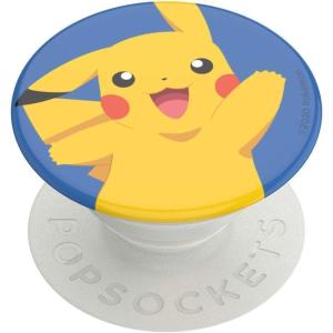 PopSockets Phone Grip for MagSafe with Kickstand, Magnetic Stand, Swappable Top, Secure Hold for iPhone MagSafe Cases, Phone & Tablet Grip, Cute PopSockets, Pokemon Fairy – Enamel Sakura Dreams(Pikachu Knocked)