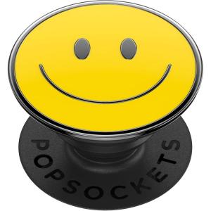 PopSockets Phone Grip for MagSafe with Kickstand, Magnetic Stand, Swappable Top, Secure Hold for iPhone MagSafe Cases, Phone & Tablet Grip, Cute PopSockets – Rainbow Glass(Be Happy)