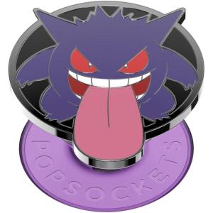 PopSockets Phone Grip for MagSafe with Kickstand, Magnetic Stand, Swappable Top, Secure Hold for iPhone MagSafe Cases, Phone & Tablet Grip, Cute PopSockets, Pokemon Fairy – Enamel Sakura Dreams(Gengar Night)
