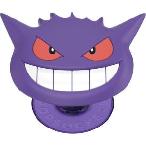 PopSockets Phone Grip for MagSafe with Kickstand, Magnetic Stand, Swappable Top, Secure Hold for iPhone MagSafe Cases, Phone & Tablet Grip, Cute PopSockets, Pokemon Fairy – Enamel Sakura Dreams(Gengar Face)