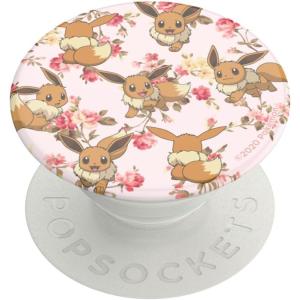 PopSockets Phone Grip for MagSafe with Kickstand, Magnetic Stand, Swappable Top, Secure Hold for iPhone MagSafe Cases, Phone & Tablet Grip, Cute PopSockets, Pokemon Fairy – Enamel Sakura Dreams(Eevee)